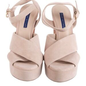 Stuart Weitzman Suede Platform Heels